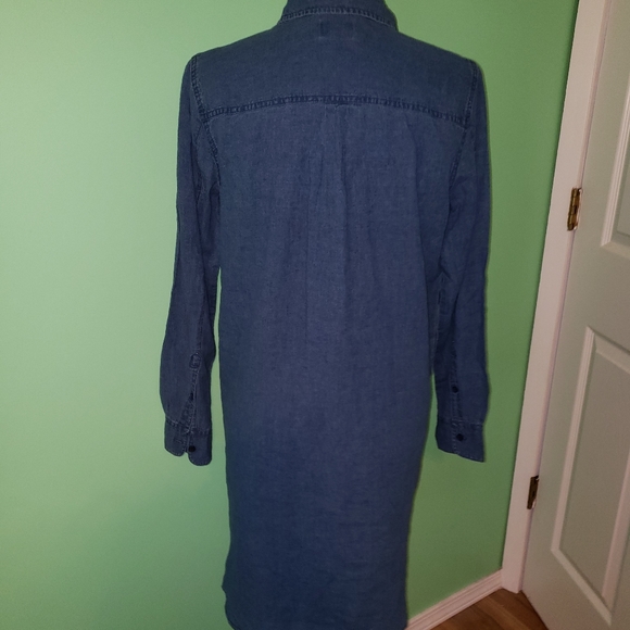 Nwt J.Crew Denim Tunic Top size Small - Picture 2 of 6